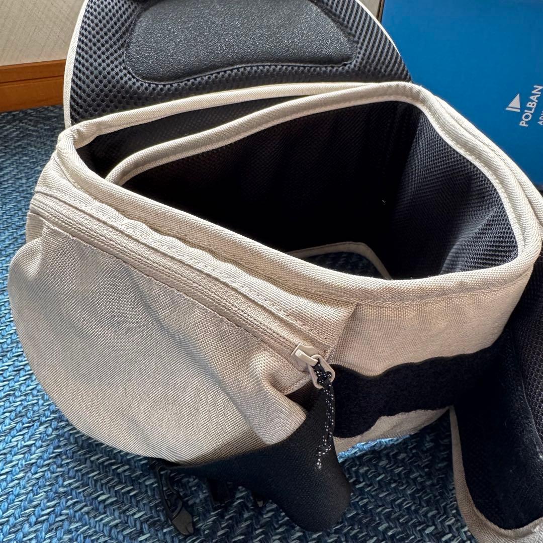 美品　POLBAN ADVANCE ヒップシート ベージュ　ショルダーベルト付き