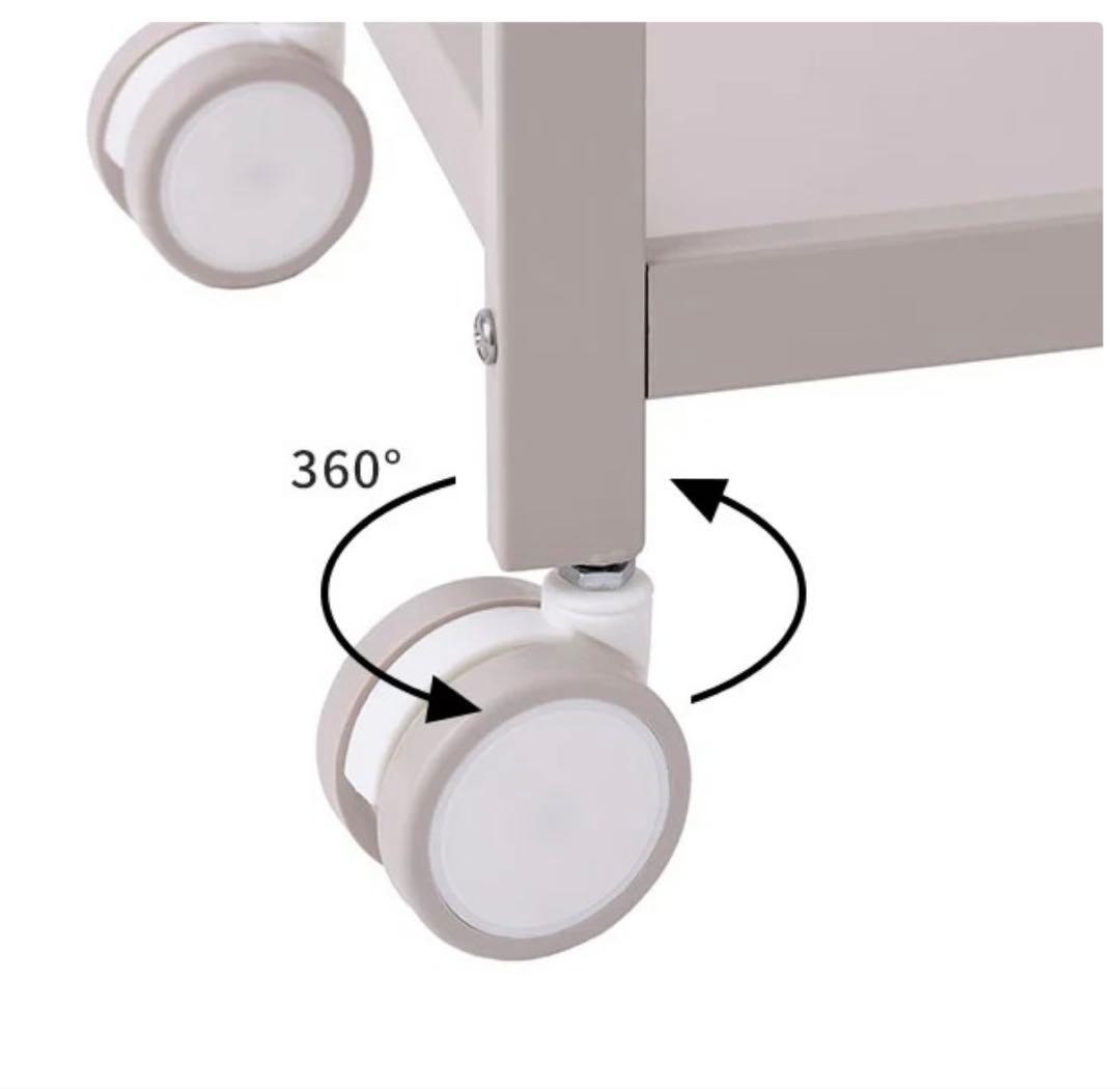 ライトピンク ワゴン キャスター付き