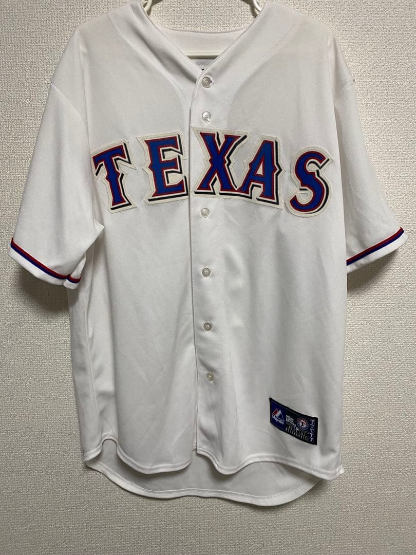 MLB レンジャーズ ダルビッシュ有 ユニフォーム L マジェスティック