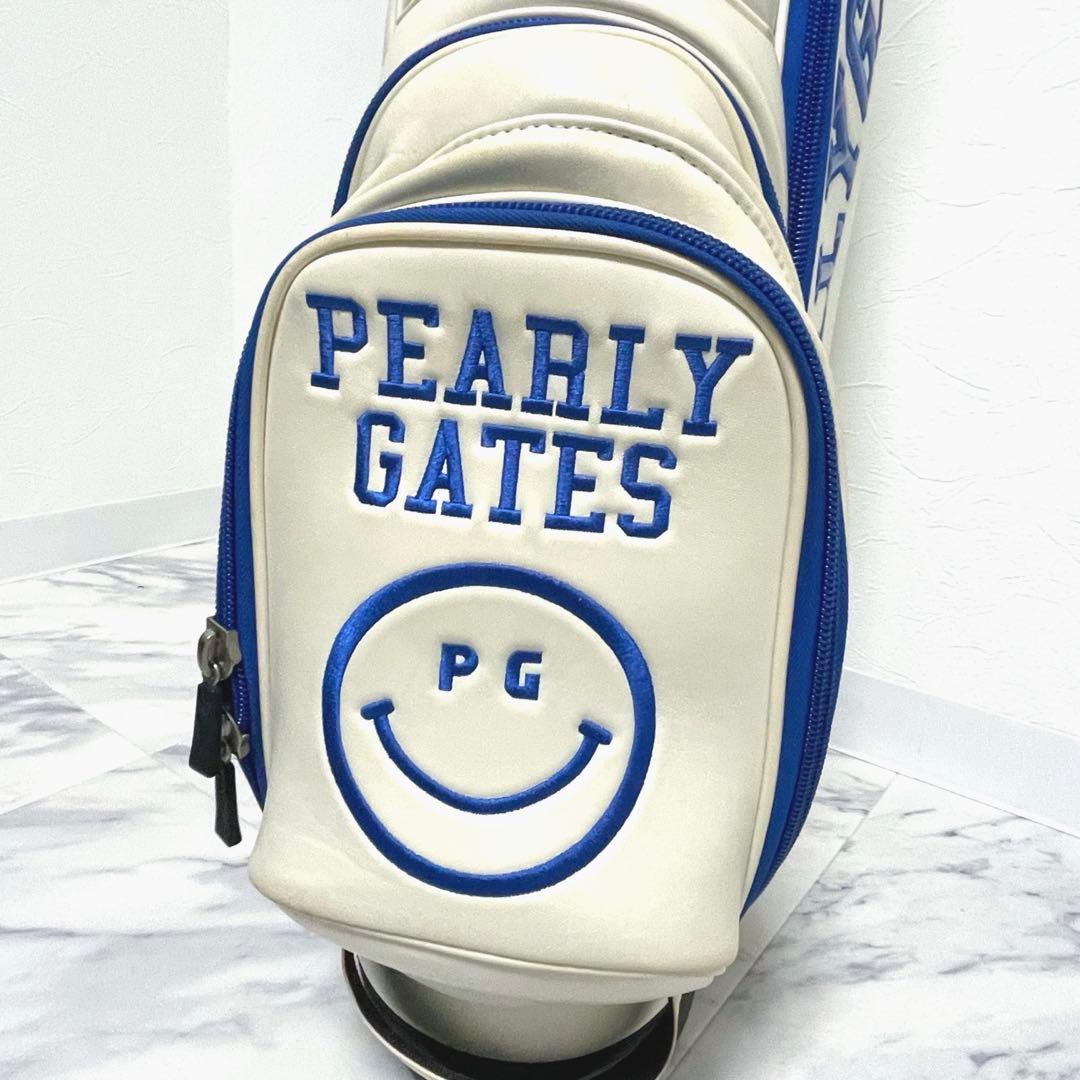 PEARLY GATES ゴルフバッグ 89 ブルーホワイト