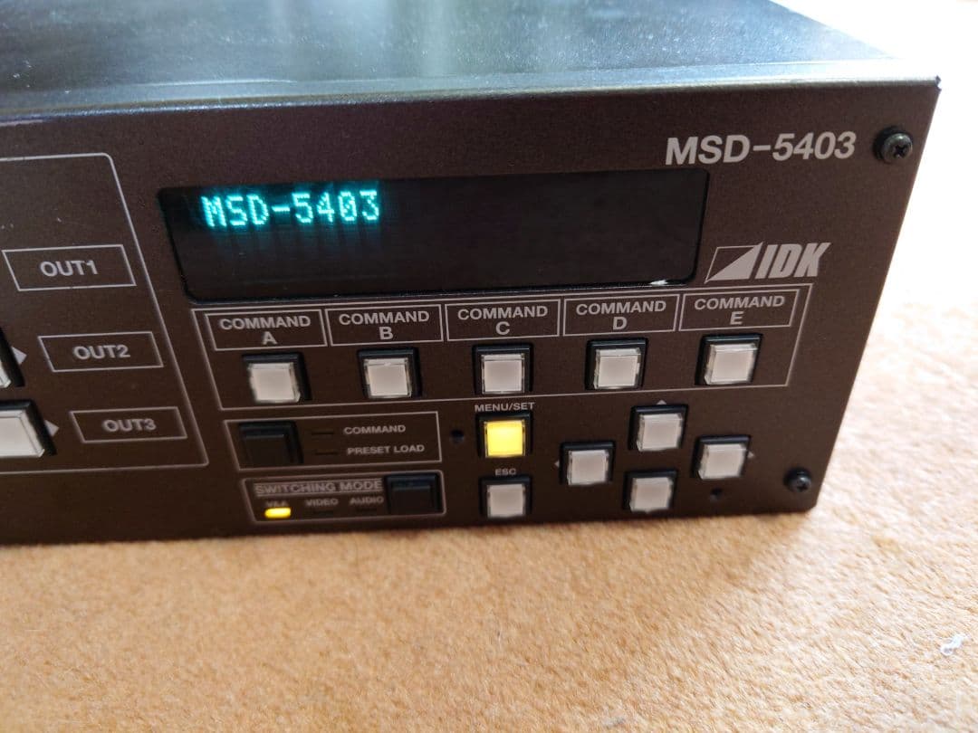IDK MSD-5403 デジタルマルチスイッチャー