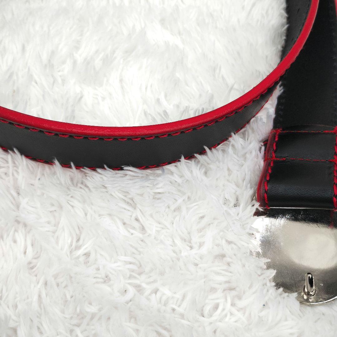 vivienne Westwood✨️オーブ　バックル　ベルト　シルバー　レッド