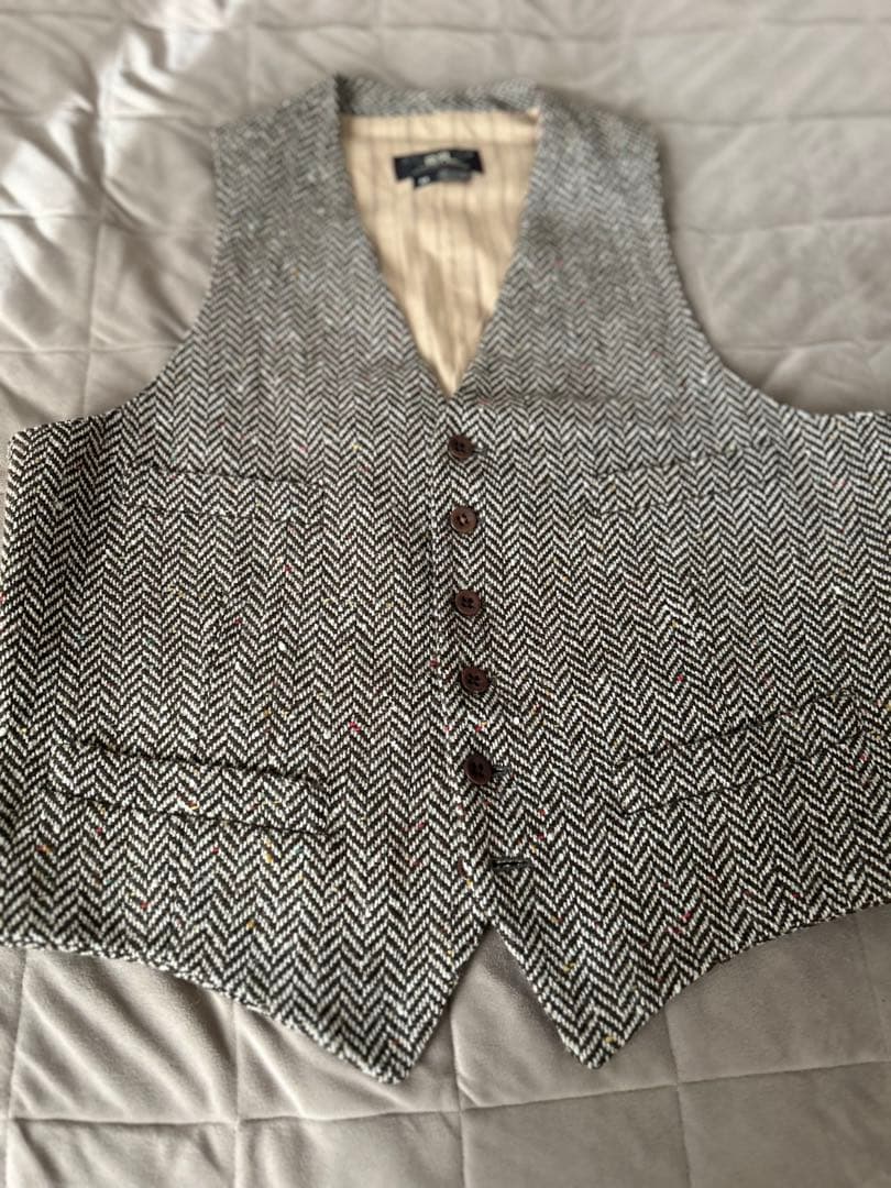 超希少　90s 三つ星タグ　RRL ウールツイード　ベスト