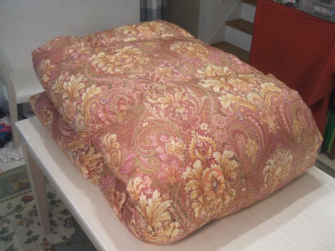 新品＊四つ星エクセル＊フランス増量１，３キロ＊綿１００％羽毛布団（シングル・Ｐ）