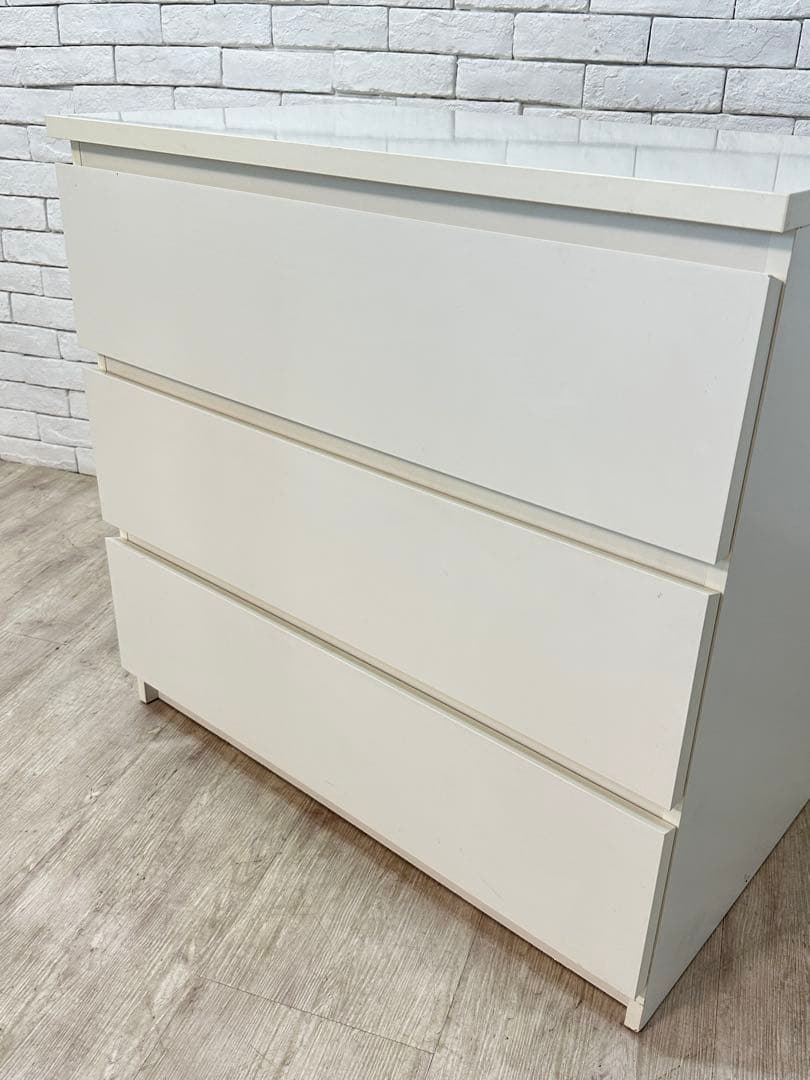 【東京都内23区配送無料】イケア　チェスト　棚　タンス　洋服　マルム　MALM