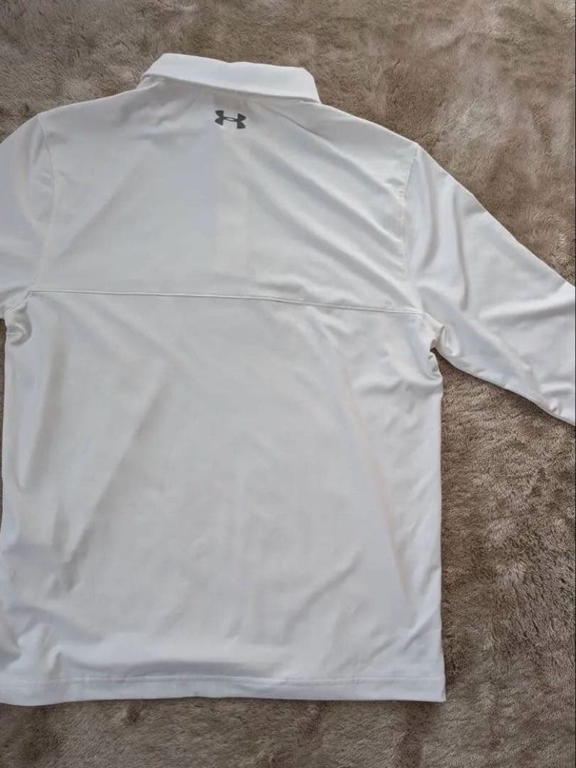 アンダーアーマー ゴルフウェア 長袖シャツ　新品　タグ付き　メンズ　白