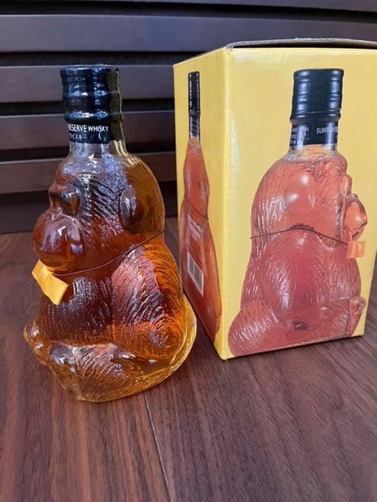 サントリーウィスキースペシャルリザーブ　響マーク　ゴリラボトル　終売品古酒未開封