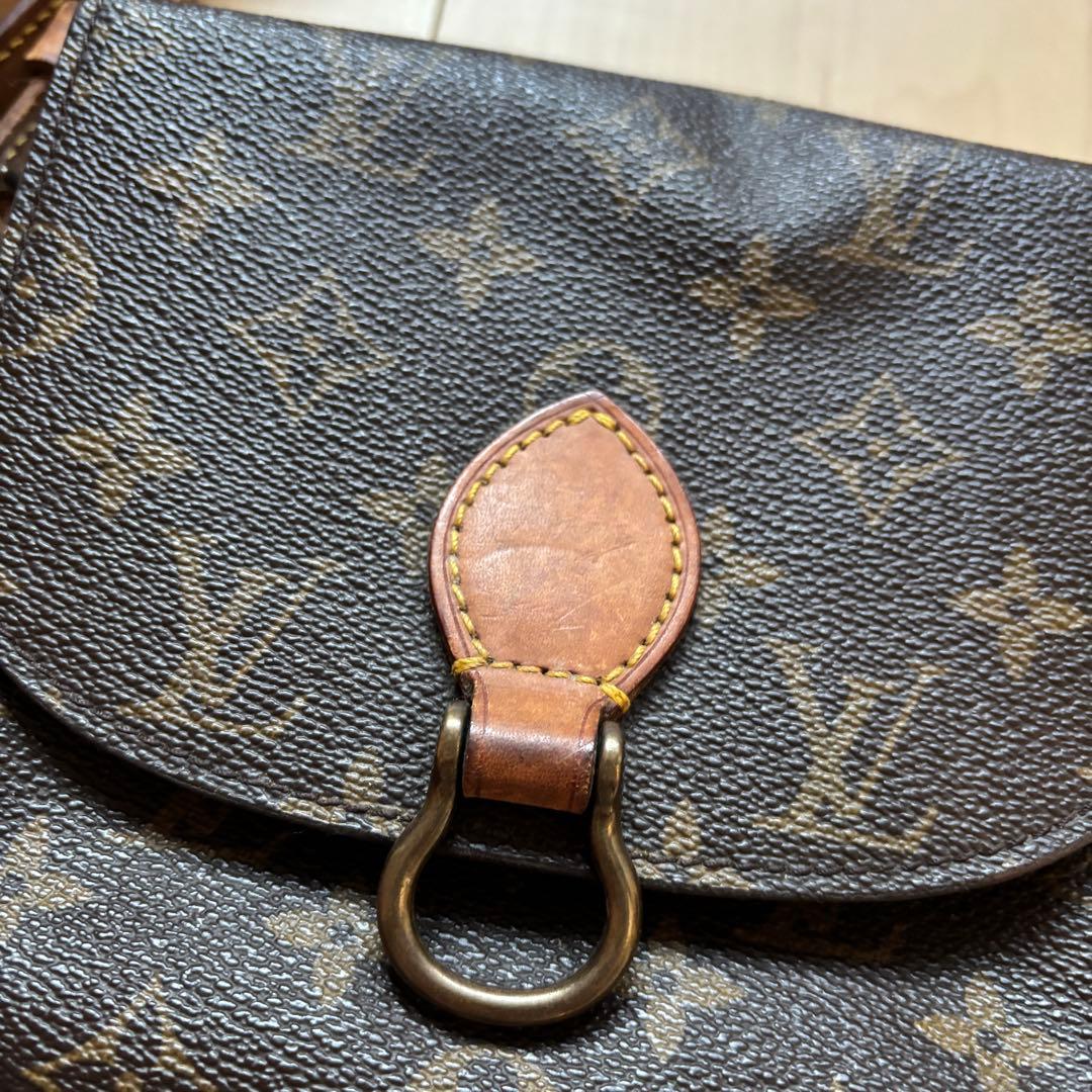 LOUIS VUITTON サンクルー ショルダーバッグ モノグラム レザー 鞄