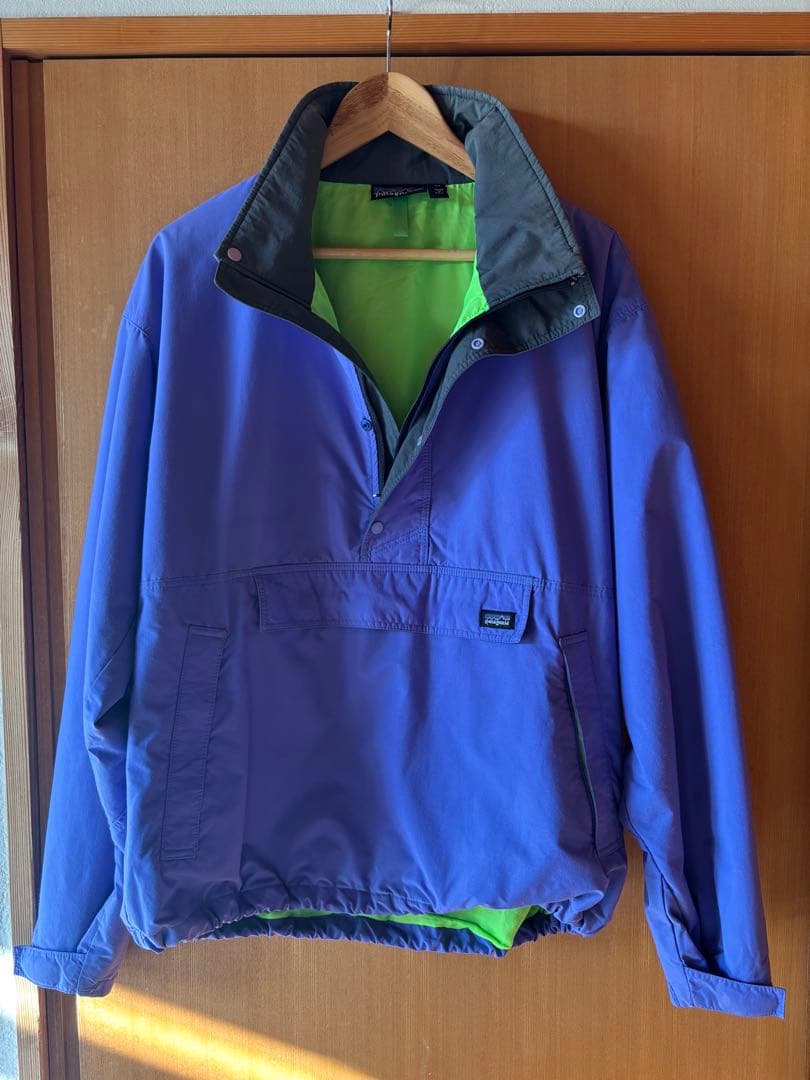 90s USA製 パタゴニア ナイロン スナップT プルオーバー M