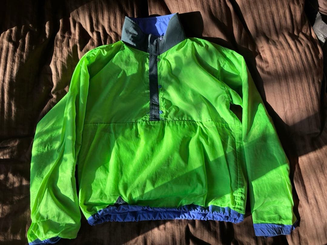 90s USA製 パタゴニア ナイロン スナップT プルオーバー M