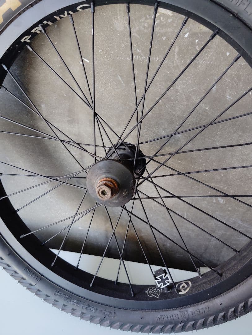 送料考えたらこれが限界 BMXストリート ホイール タイヤセット