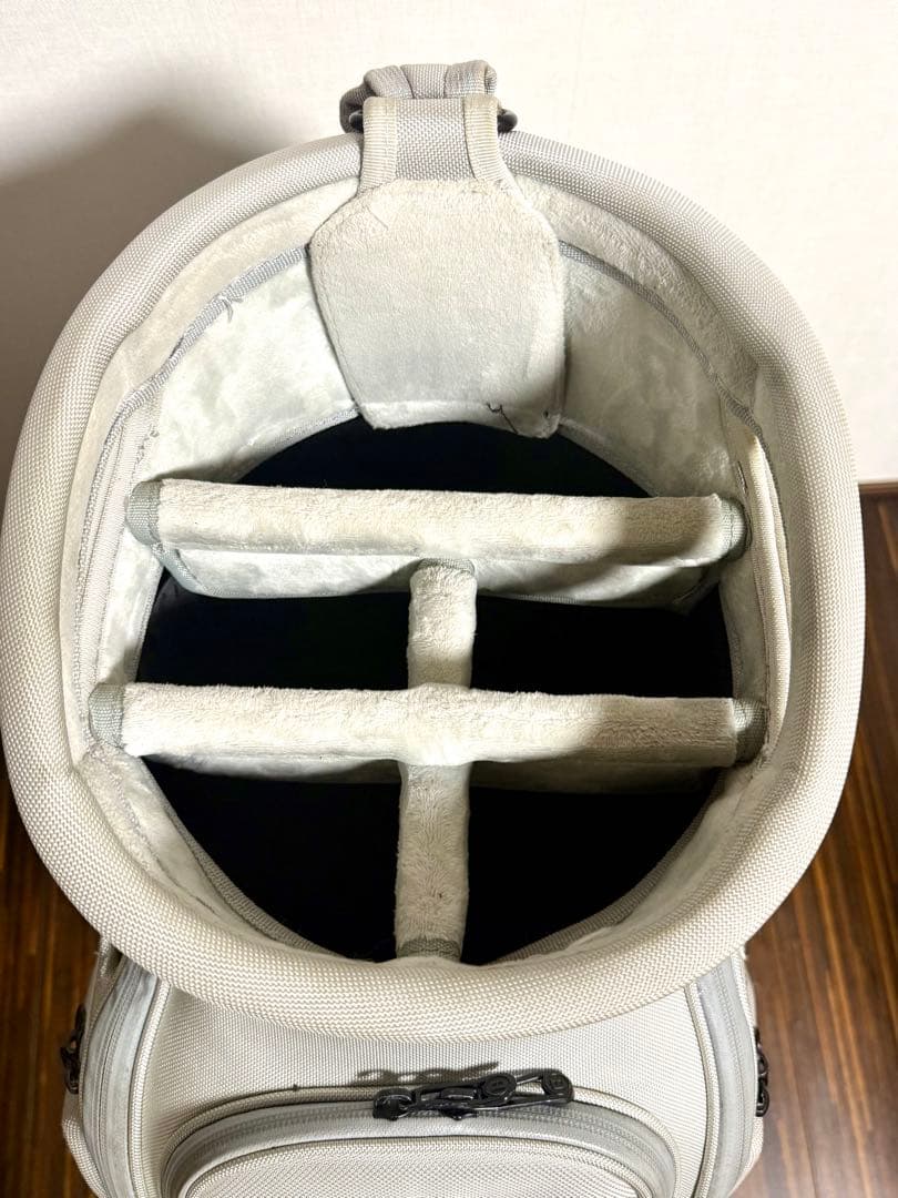 BRIEFING キャディバッグ CR-3 ホワイト シルバー ブリーフィング