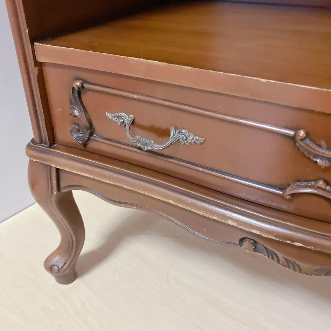 猫脚　アンティーク調　コンソール　サイドチェスト　キャビネット　レトロ