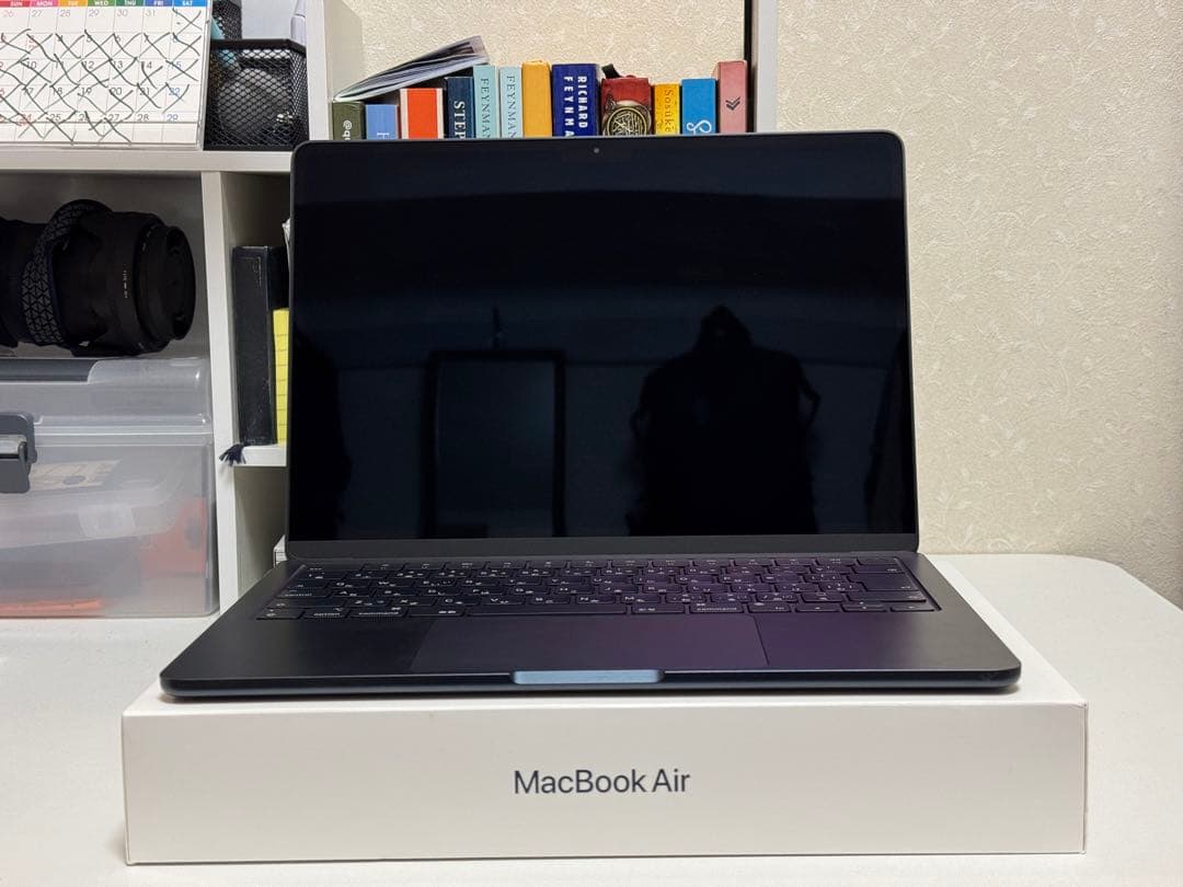 MacBook Air M2 13.6インチ ミッドナイト8GB/256GB美品