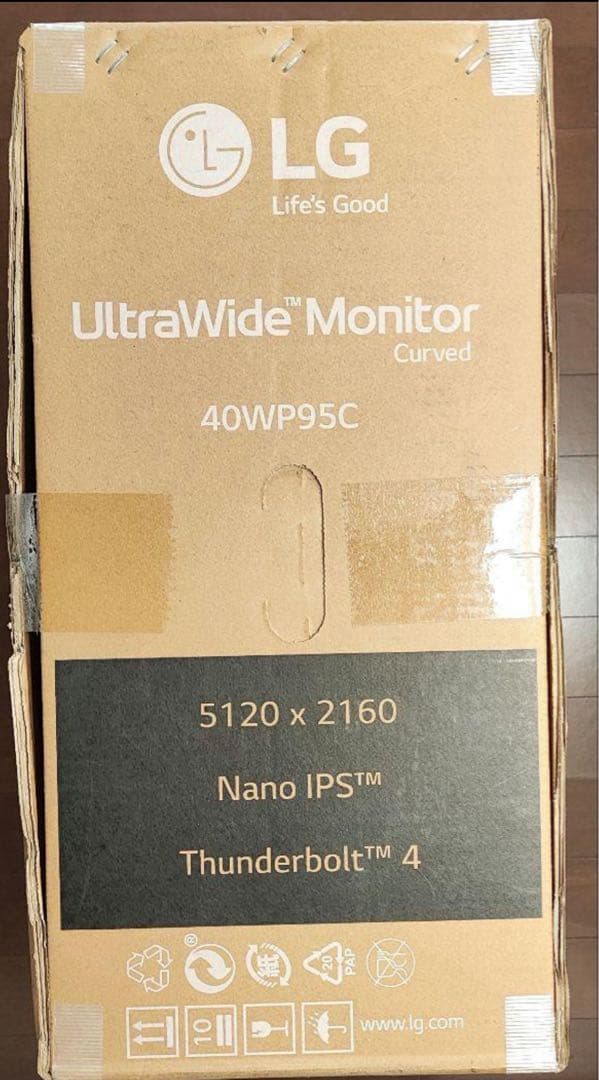 新品LG電子 39.7型 5KNano IPS 曲面型 液晶40WP95C-W
