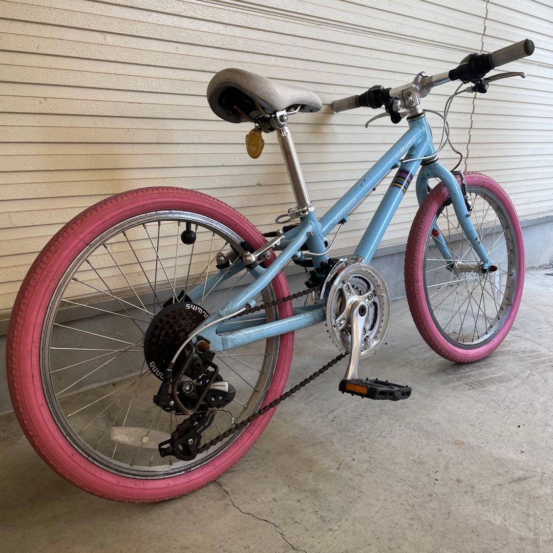 キッズ自転車 20インチ 水色 ピンク 8段変速⭐︎手渡し⭐︎