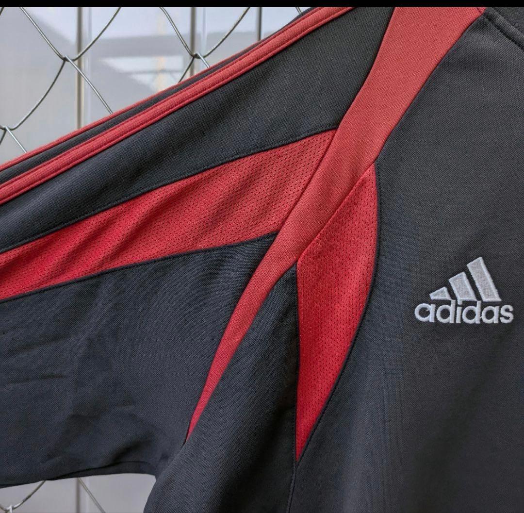 00s　adidas　ACミラン　サッカー　セリエA　選手用トレーニングシャツ