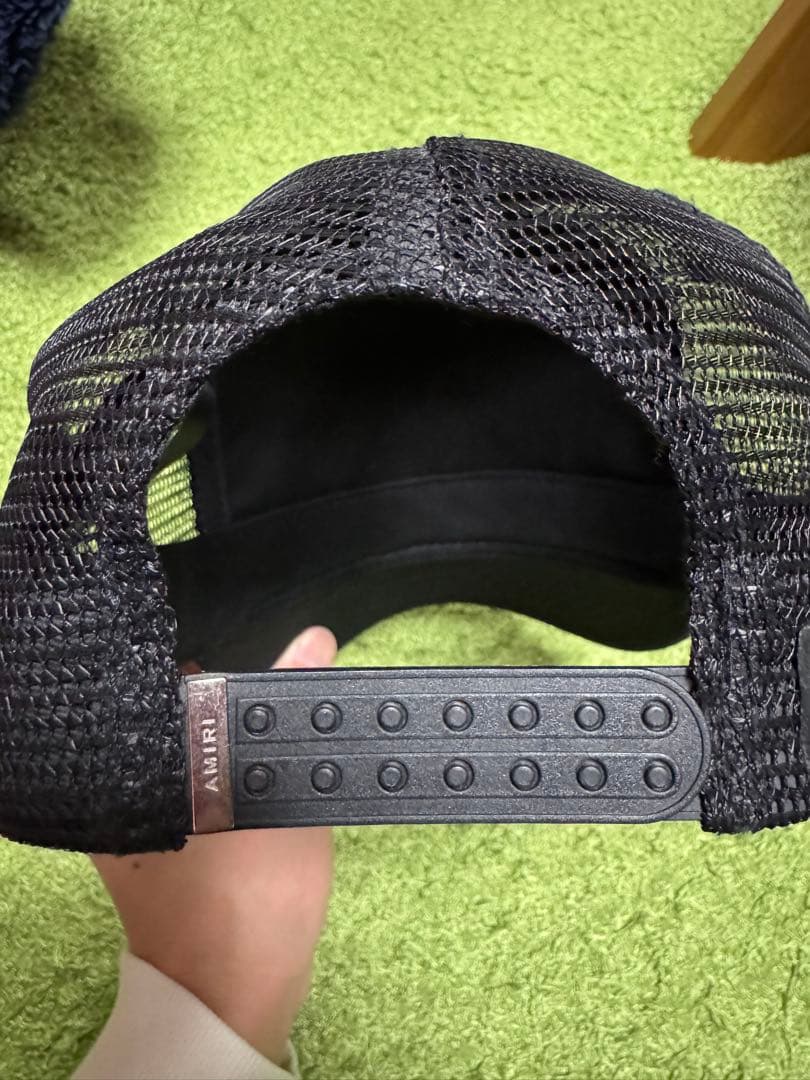 AMIRI STAR TRUCKER HATアミリブラックスタートラッカーハット