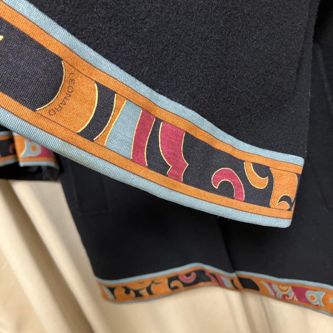 charlynさま専用♡最終価格♡レオナール　カシミヤ混ハーフコート