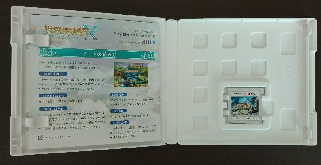 3DS 世界樹の迷宮X DLC報酬セーブデータあり