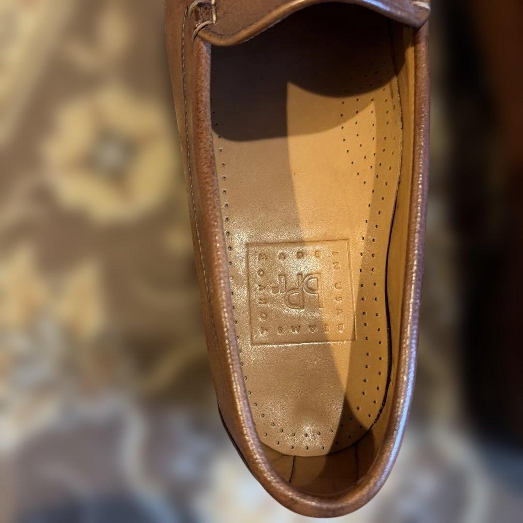 リ*い様 ビームスプラス　ローファー　ブラウン　レザー　8D アメリカ製