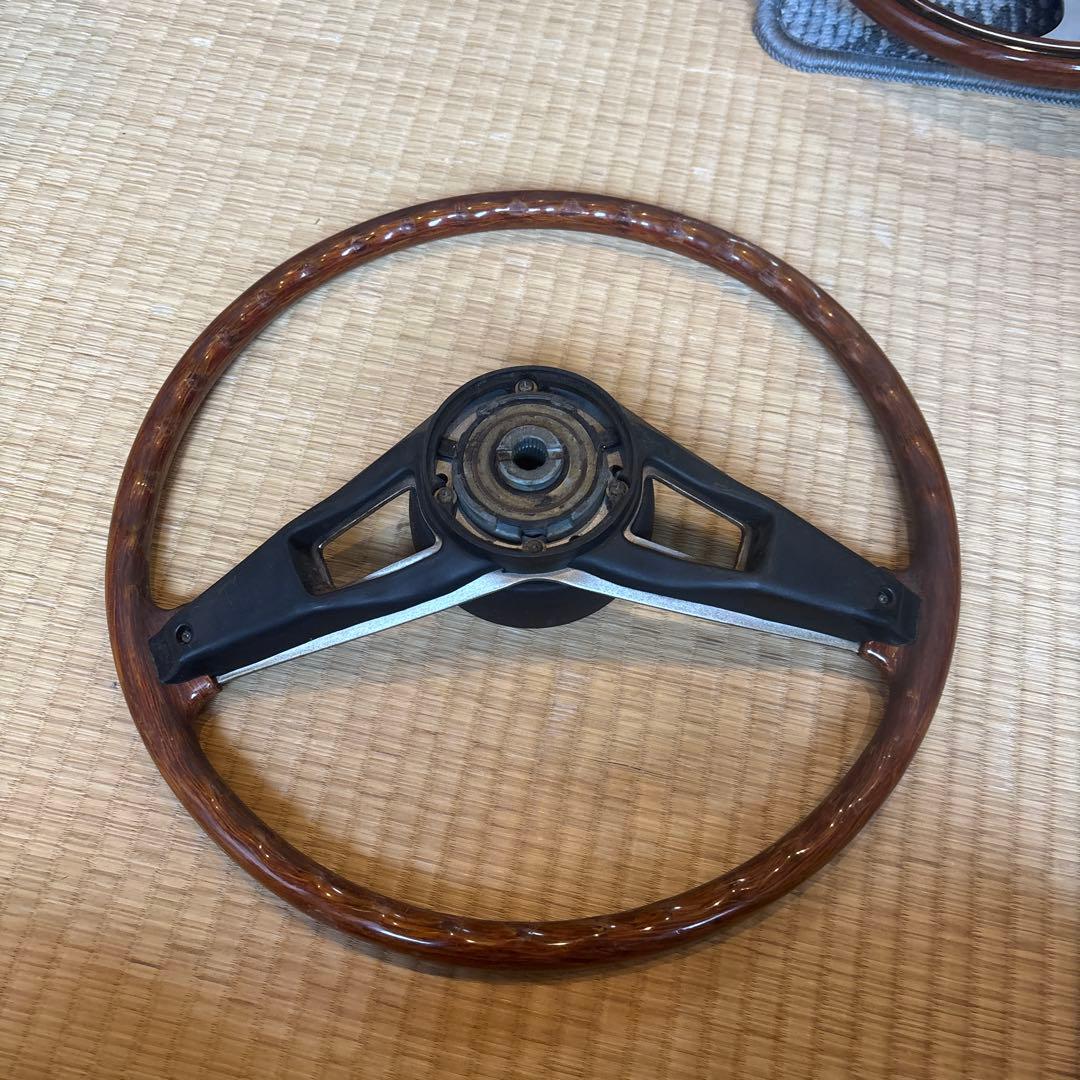 ホンダ シビック ウッド ステアリングホイール ハンドル 旧車 当時物