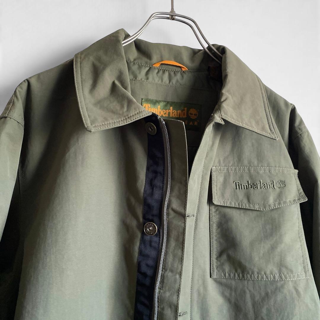 90s00s Timberland ナイロンA-2 type デッキジャケット