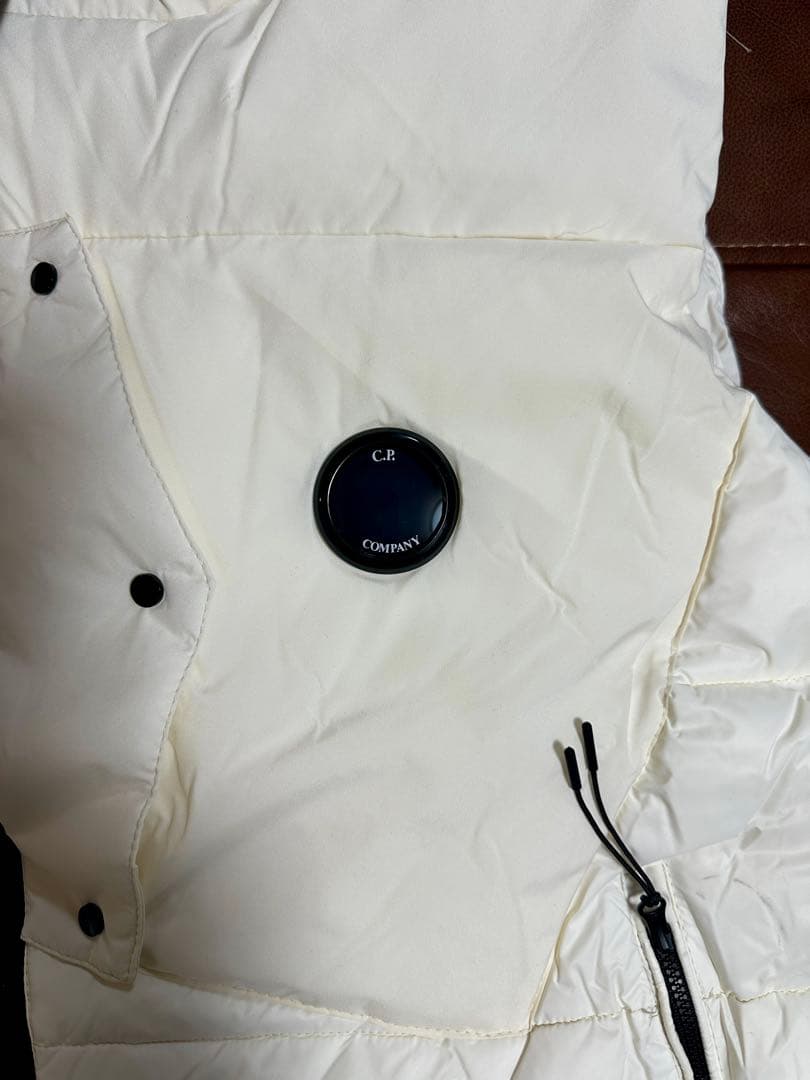 て*ん様 C.P. Company white padded vest ホワイト