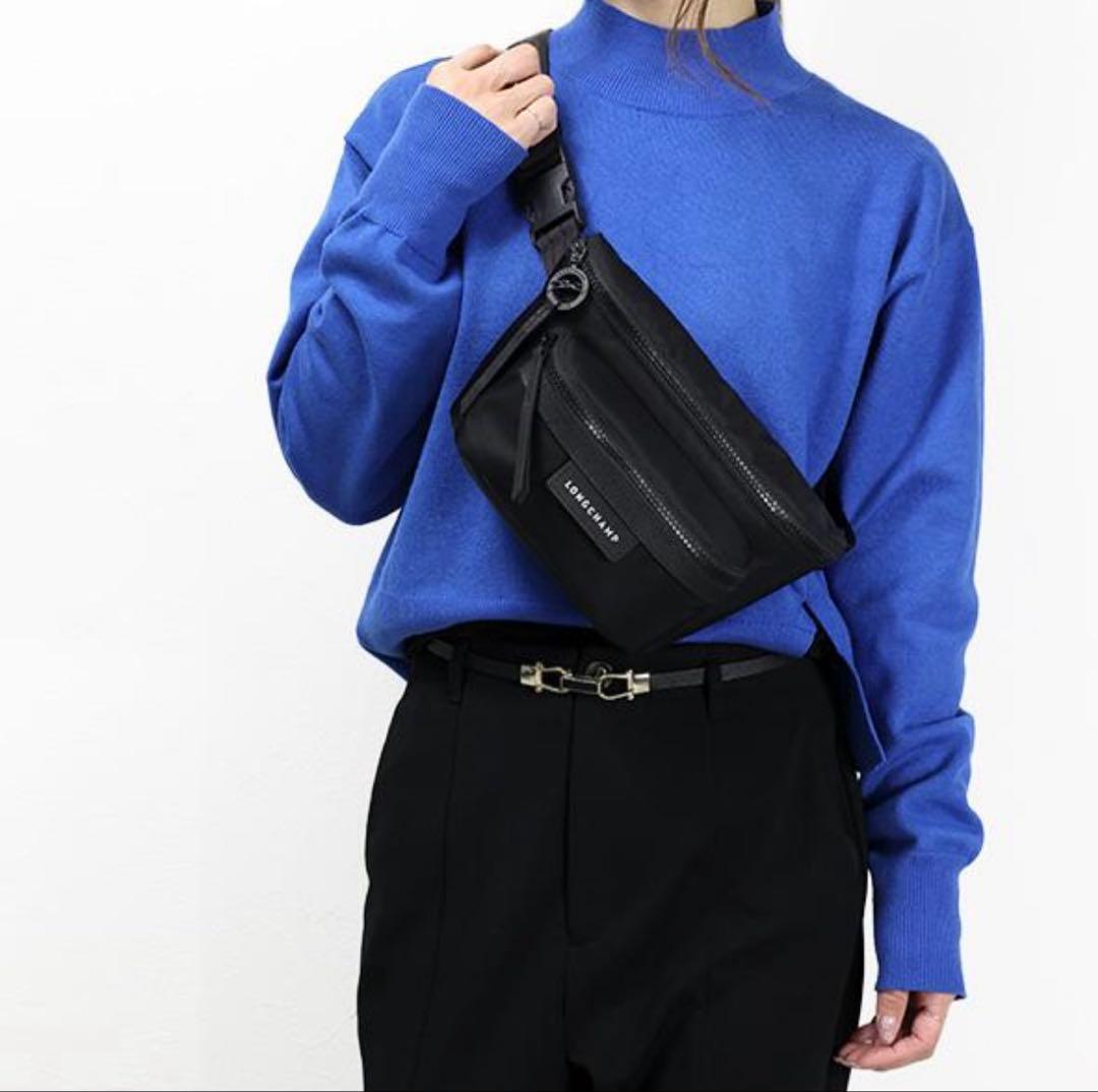 【極美品】LONGCHAMP ボディバッグ　ウエストバッグ