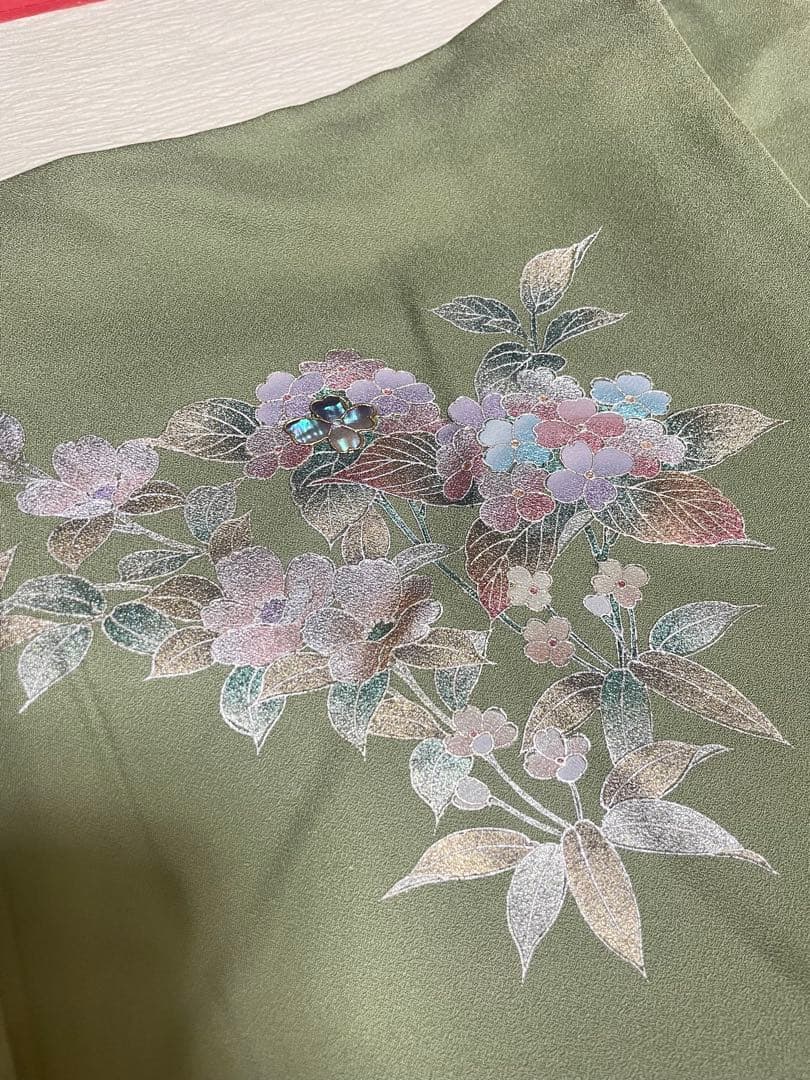 訪問着フルセット　金銀彩　螺鈿　高級　正絹　結婚式