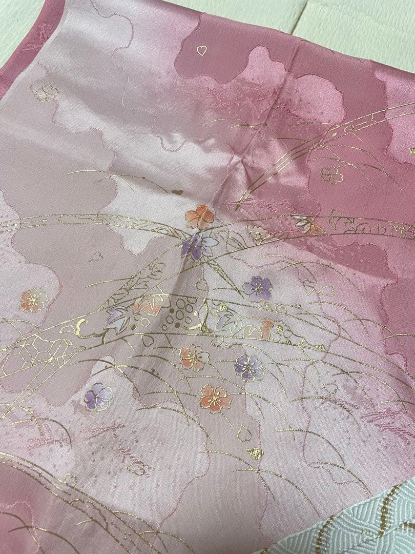 訪問着フルセット　金銀彩　螺鈿　高級　正絹　結婚式