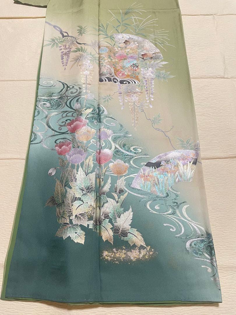 訪問着フルセット　金銀彩　螺鈿　高級　正絹　結婚式