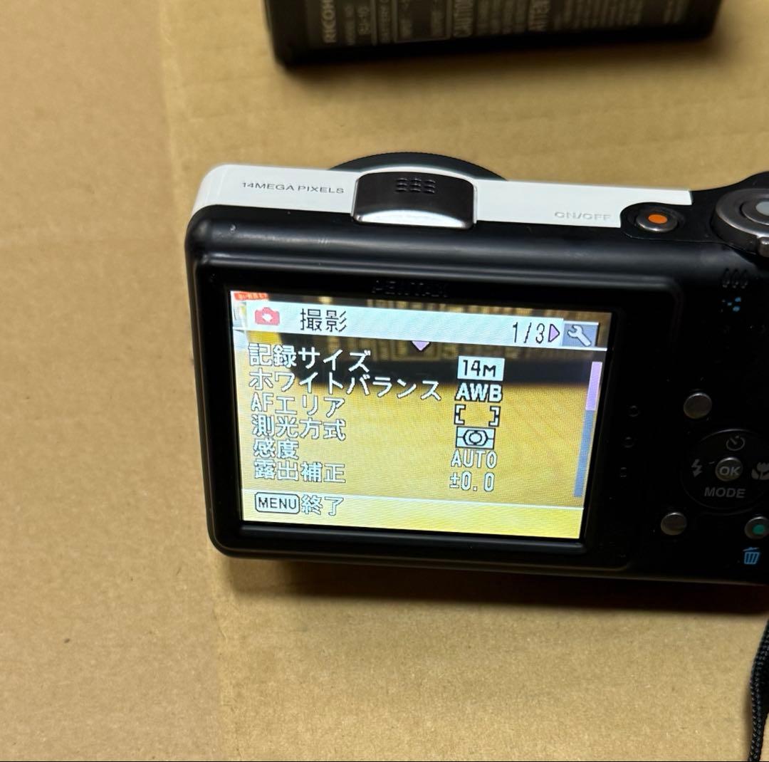 ペンタックス PENTAX オプティオ Optio RZ10 ホワイト