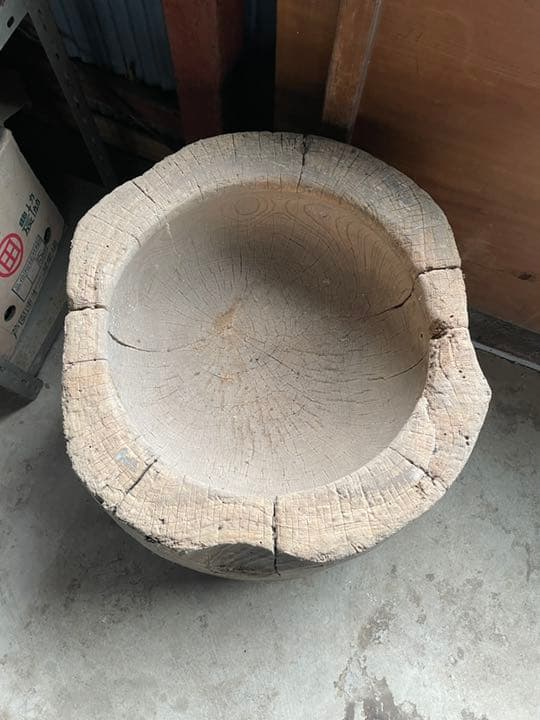 けやき臼　餅つき　ジャンク　中古