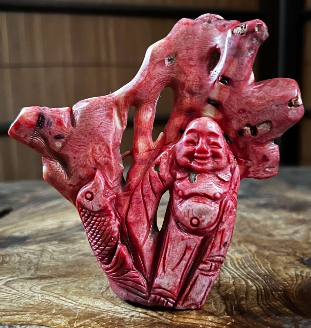 仏教美術 時代 珊瑚細工 恵比寿尊像 仏像