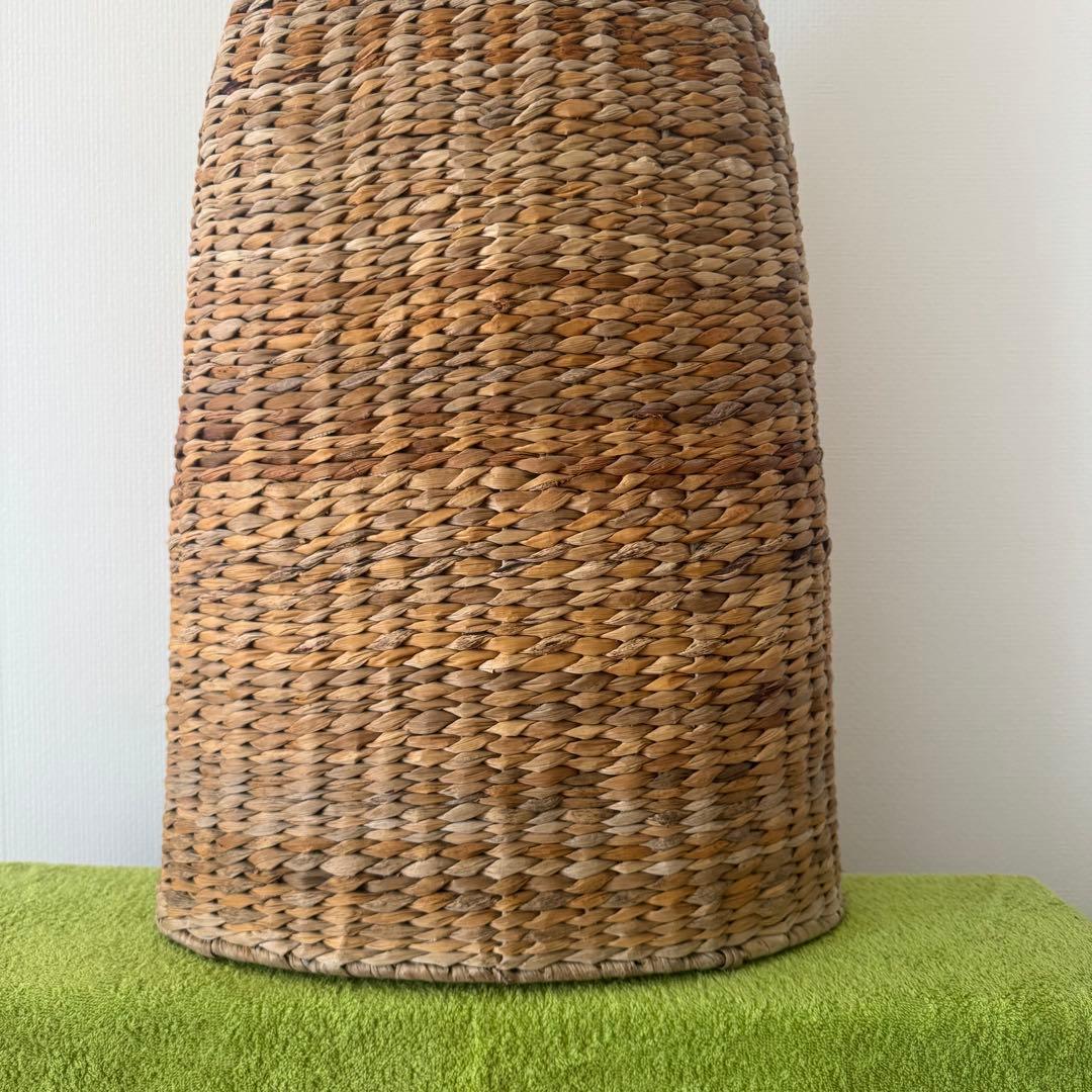 花器　フラワースタンド　フロアスタンド 　天然素材 円錐形 ナチュラルブラウン