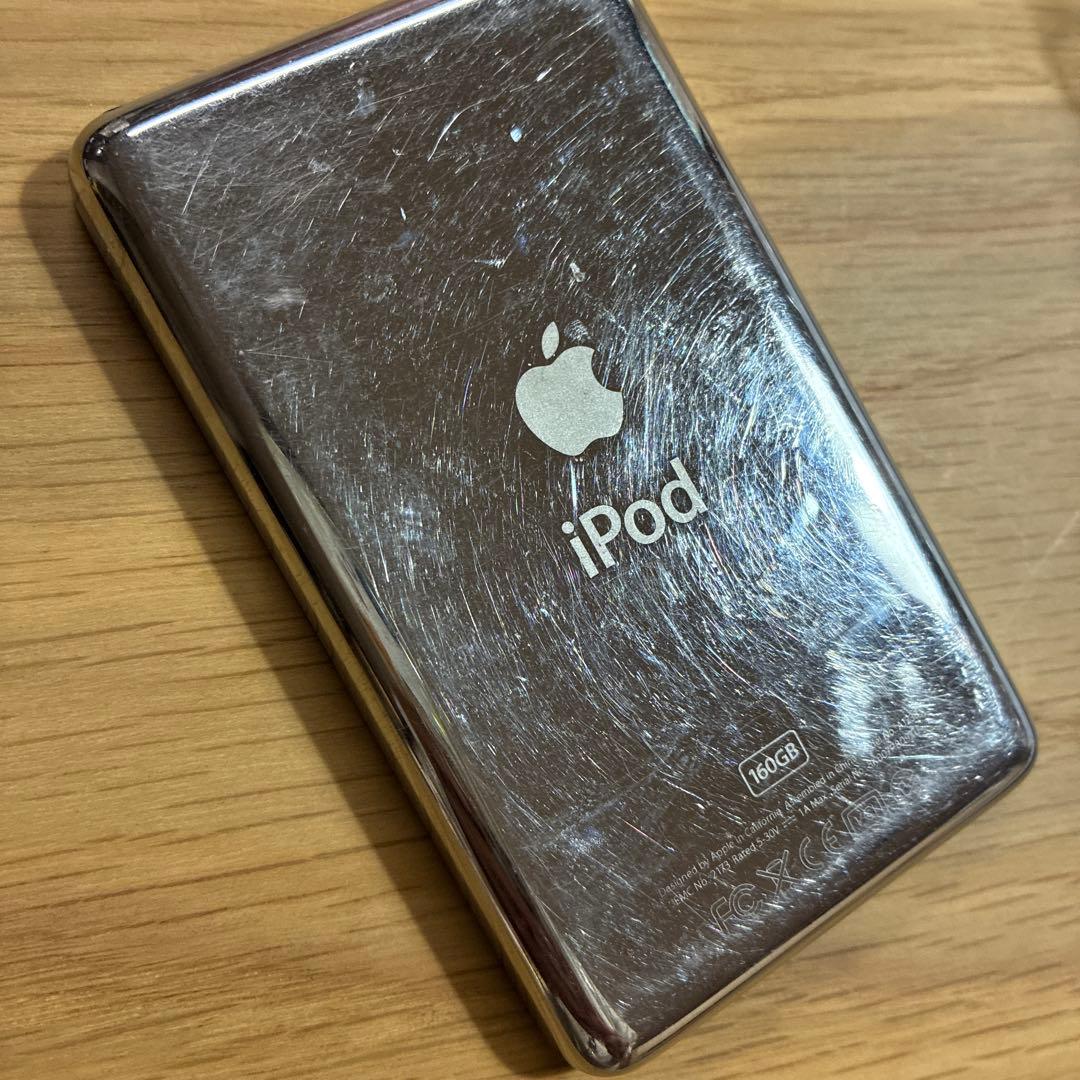 Apple iPod Classic 160GB ブラック 黒 傷ありジャンク品
