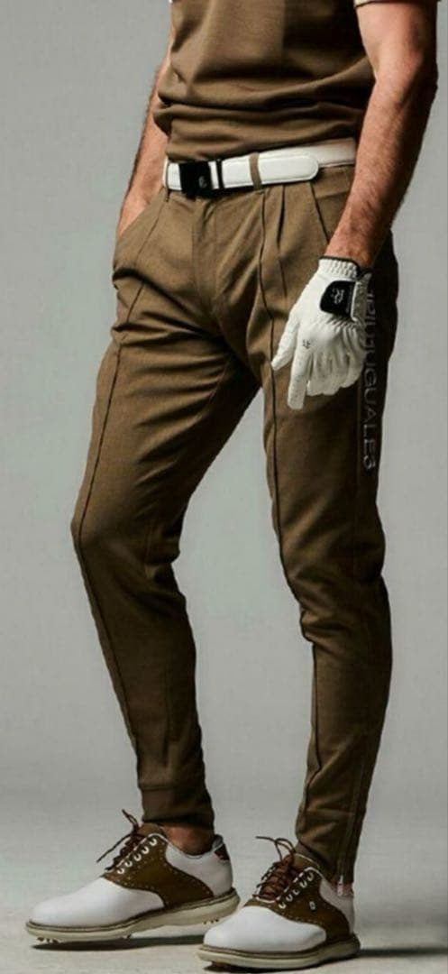 【未使用】1PIU1UGUALE3 GOLF×戸賀敬城 ピンタックパンツ 3