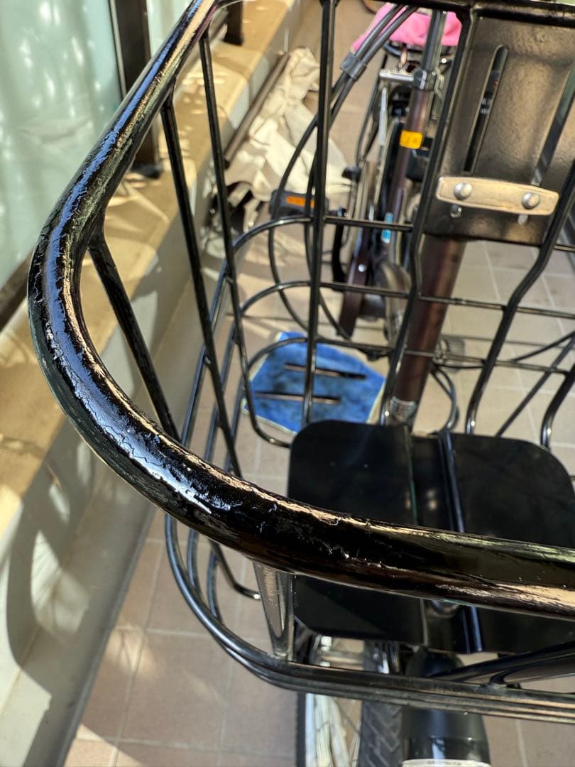 手渡し希望❗️パナソニック　電動アシスト自転車　グリッター　リヤカゴ　オプション付