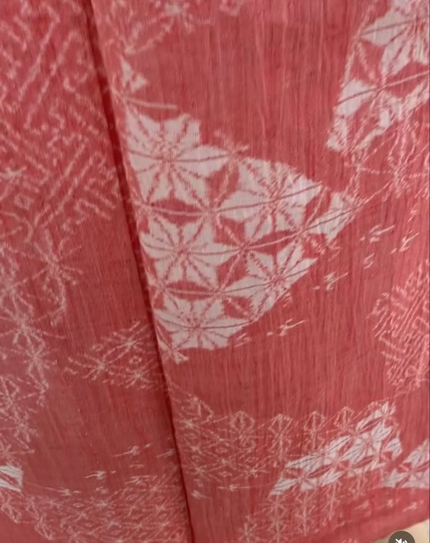 小千谷縮　リユース　浴衣　夏着物