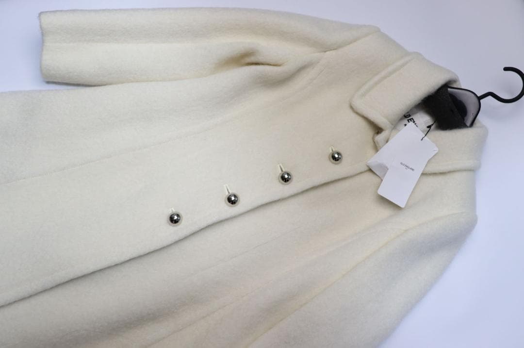定価約20万円 新品 OLD ENGLAND モヘア混 ウールコート レディース