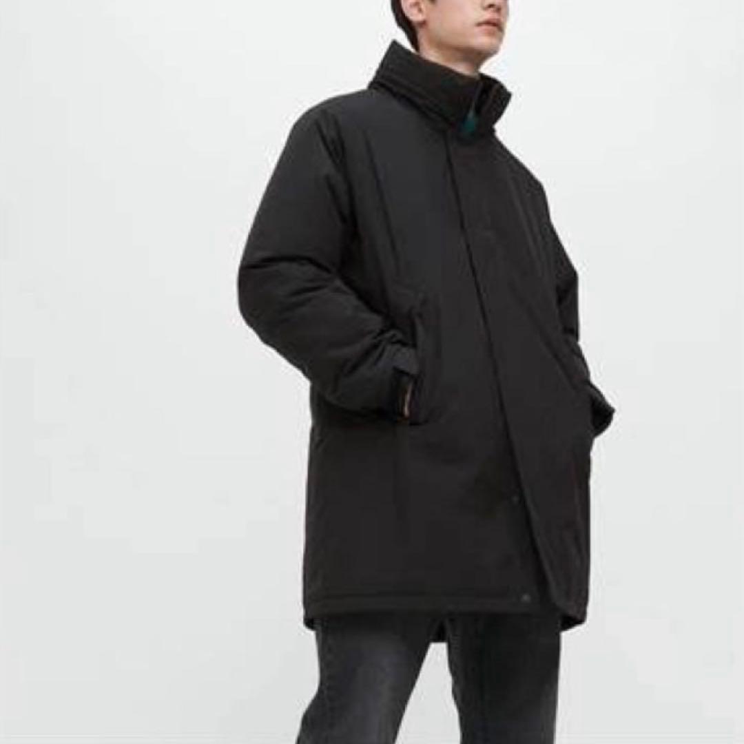ユニクロ UNIQLO 防風パデッドコート メンズ