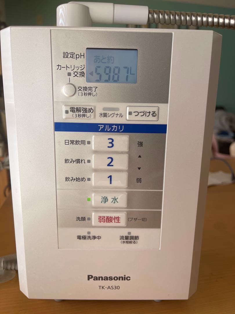 パナソニック 浄水器 パールホワイト TK-AS30-W カートリッジ有り