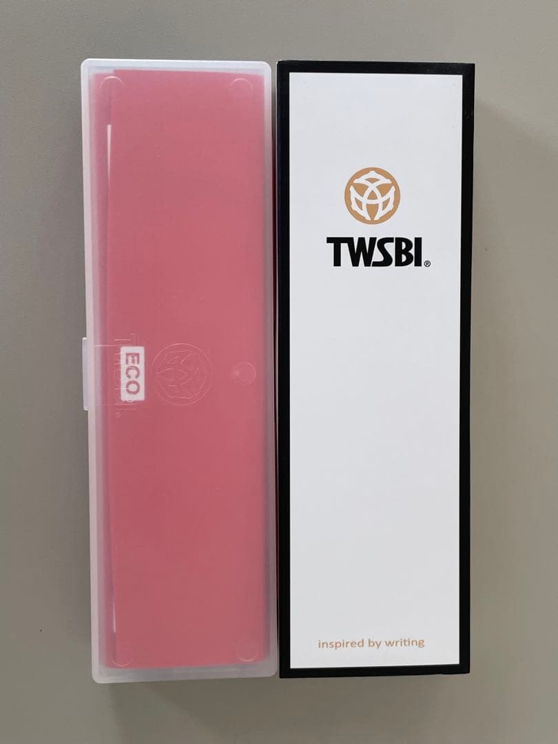 ［未使用］ツイスビー エコ 万年筆 コスモブルー B太字