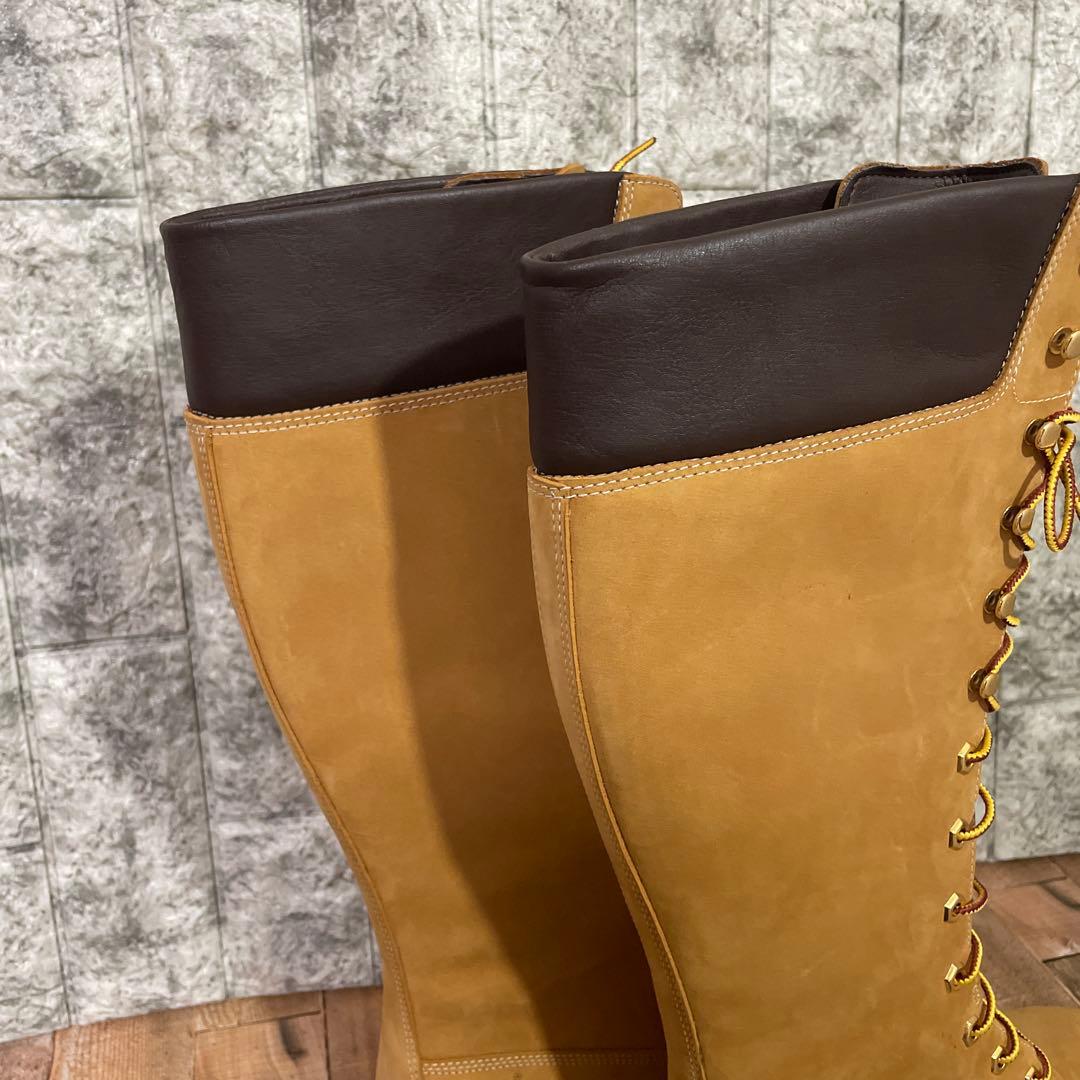 #906 希少　【超美品】Timberland　8M 26cm ロングブーツ