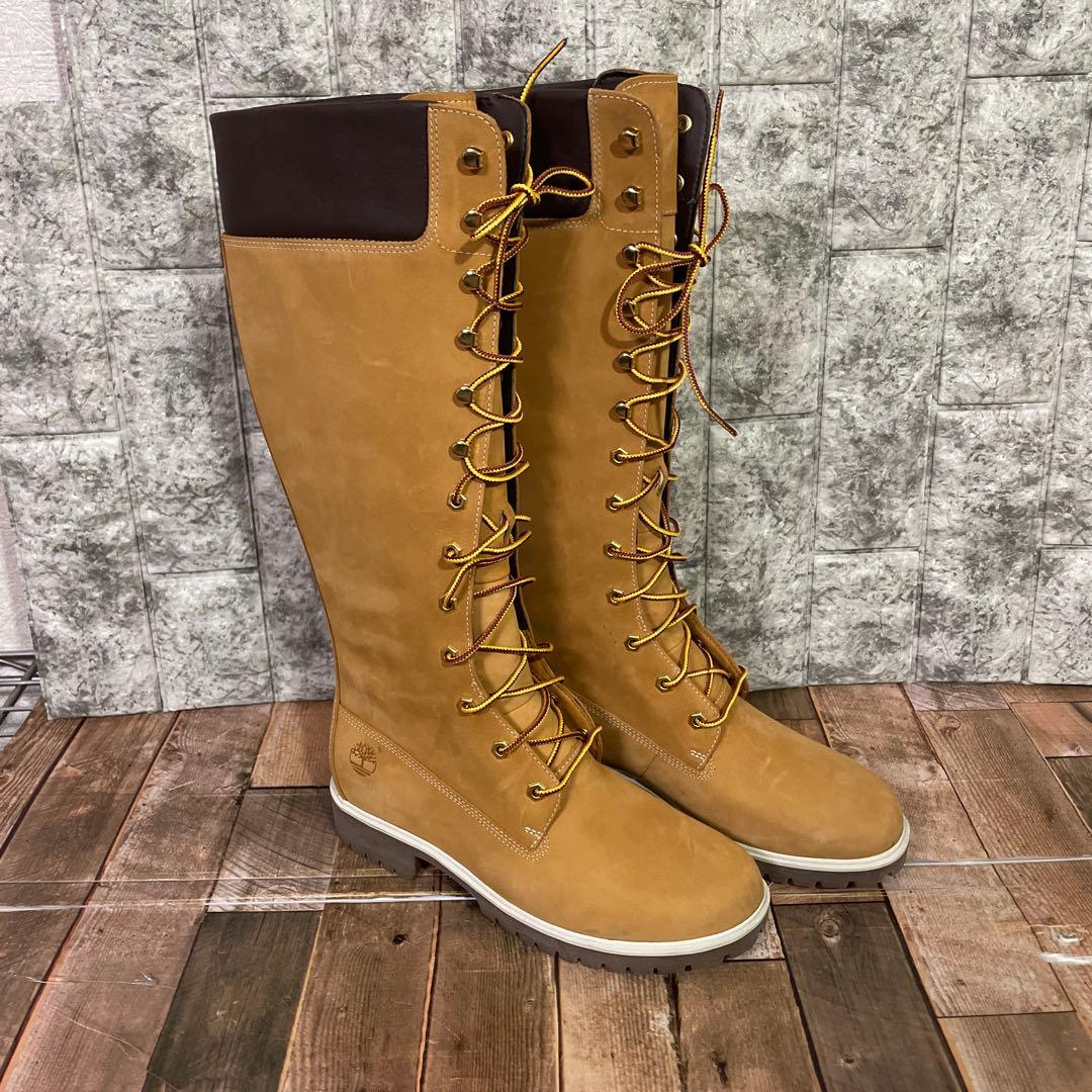 #906 希少　【超美品】Timberland　8M 26cm ロングブーツ