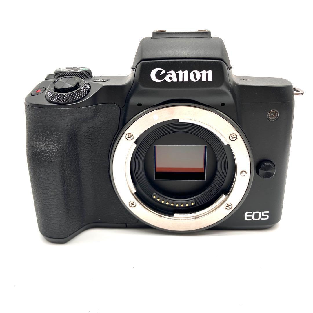 Wi-Fi対応♪ Canon EOS Kiss M2 ブラック 15-45mm