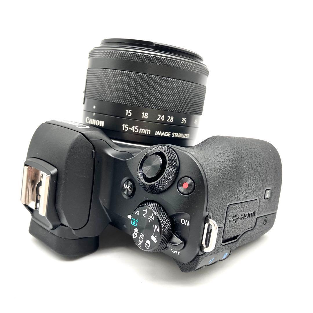 Wi-Fi対応♪ Canon EOS Kiss M2 ブラック 15-45mm