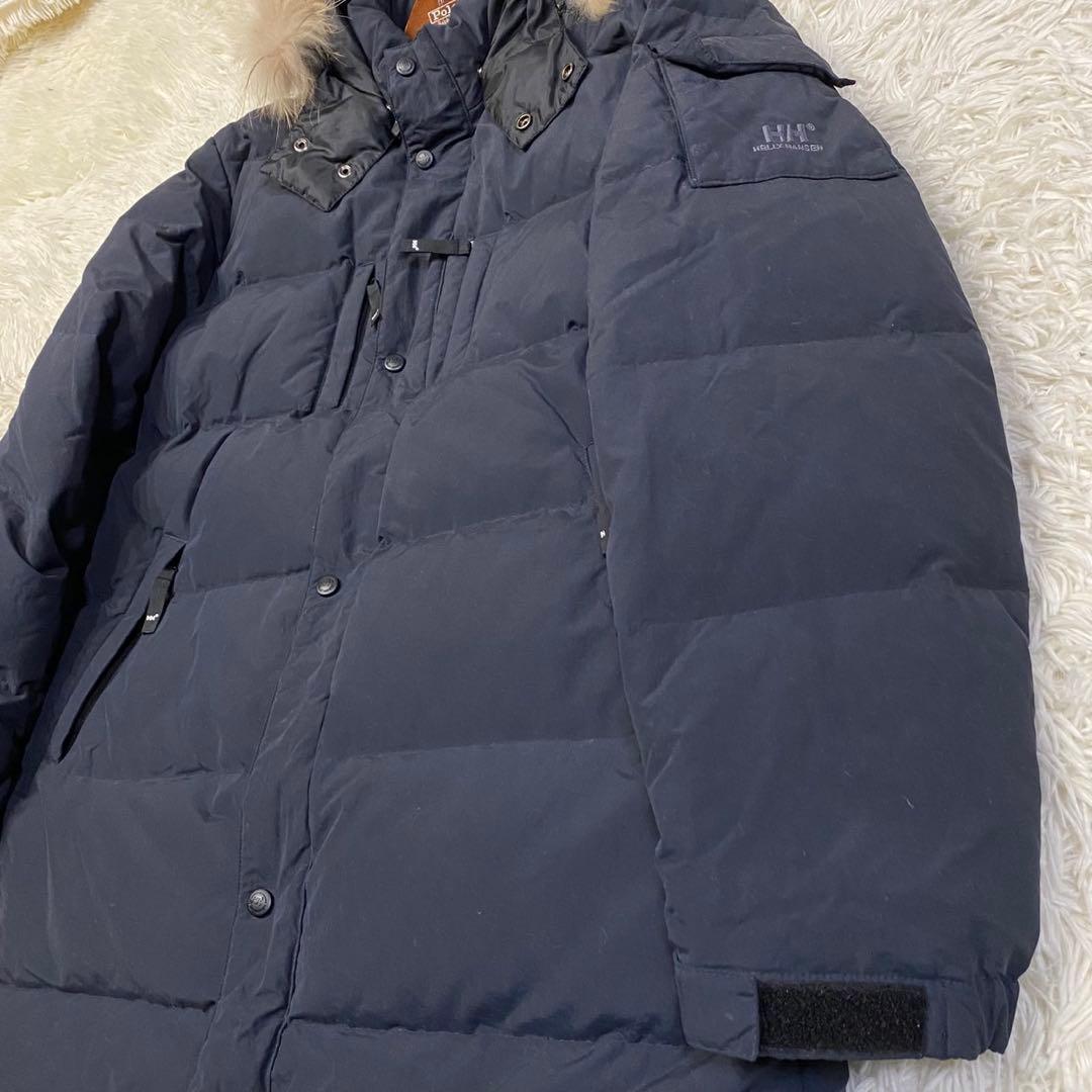 【美品✨】ヘリーハンセン 3way ダウンコート 黒 XL