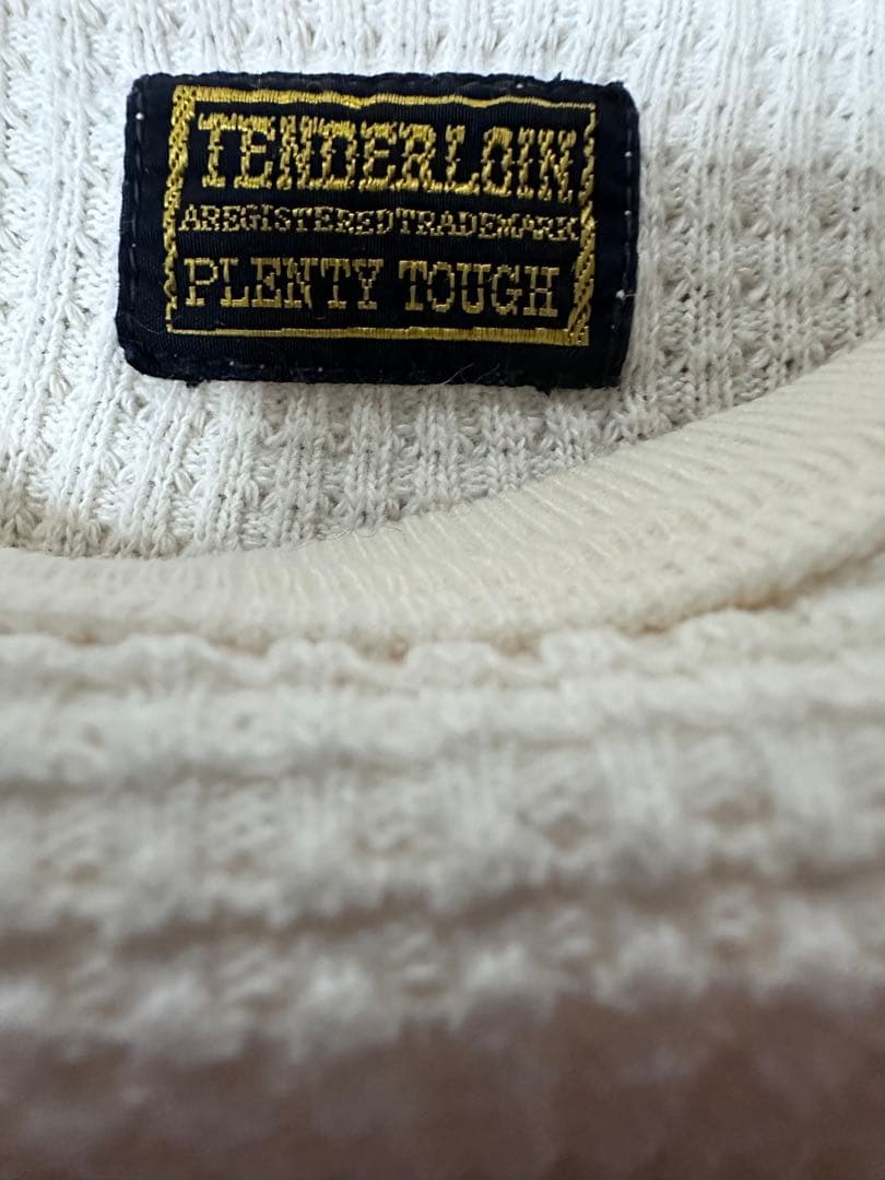 TENDERLOIN 長袖 サーマル 白 サイズL